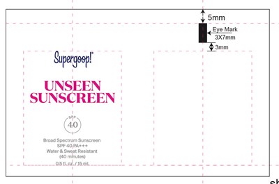 Unseen Spf 40 Tube (Unseen Sunscreen Spf 40 15 mL Tube)